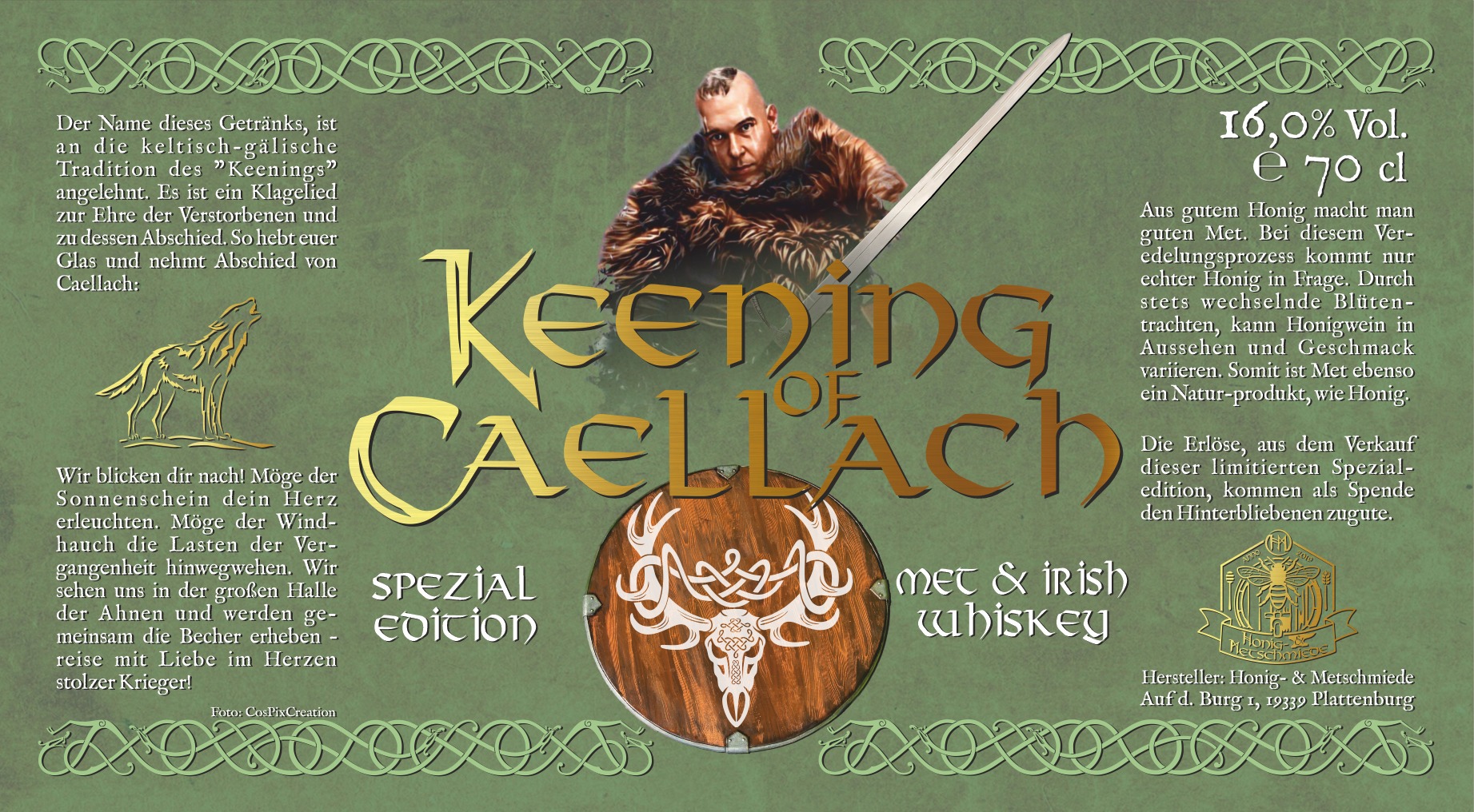 Whiskey-Met Sonderedition "Keening of Caellach" limited